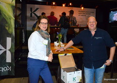 Rianne Lek en Frank Druyff van Koppert Nederland.